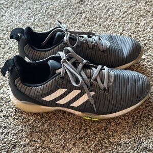 Adidas Code Chaos Grey Rubber Mold Style Golf Lace Up‎ Shoe